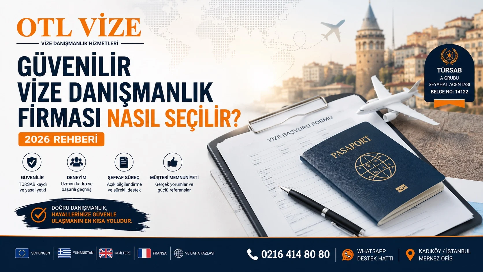 Güvenilir vize danışmanlık firması seçimi için önemli kriterler.