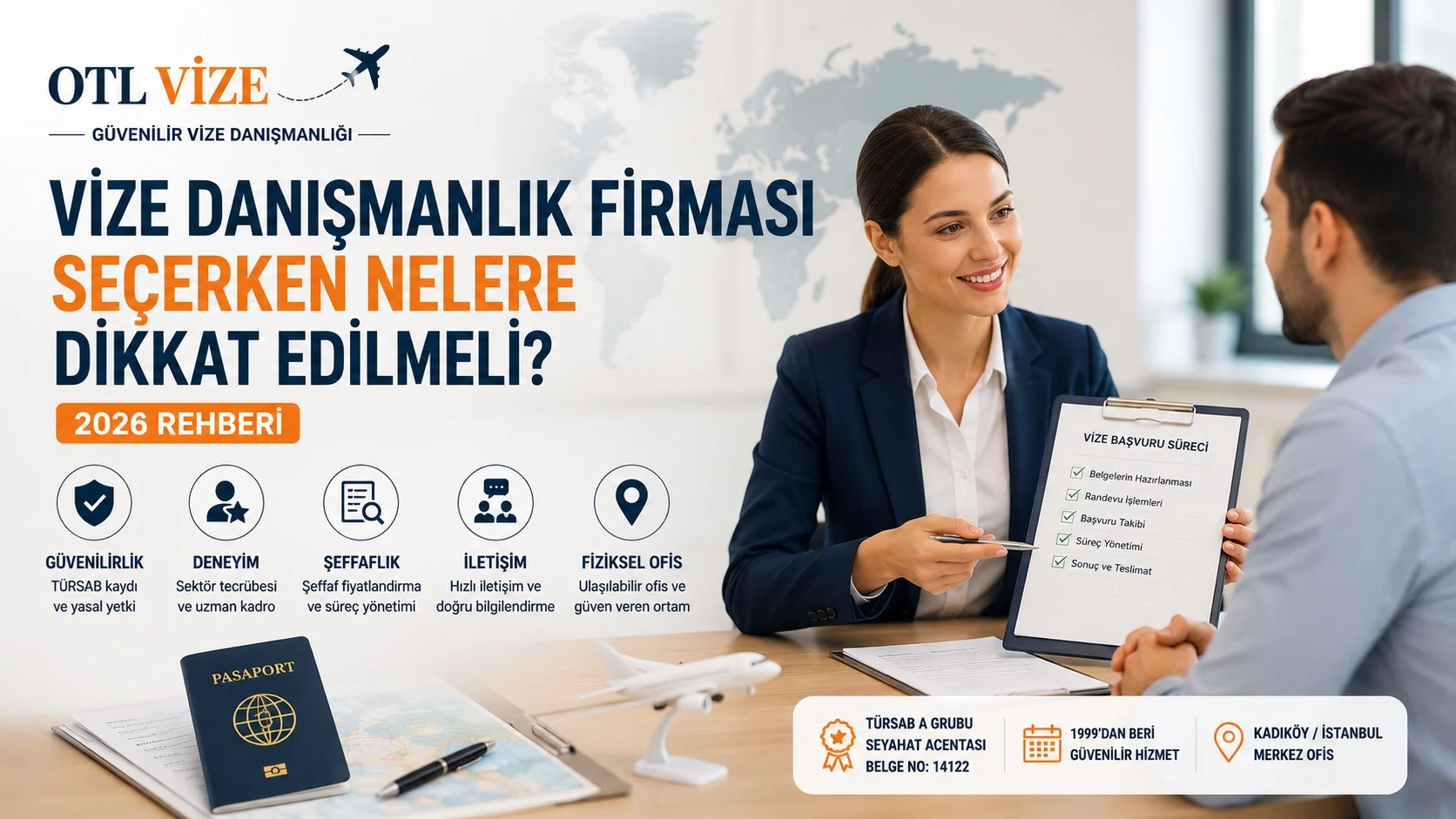 Doğru vize danışmanlık firması seçimi için temel kriterler.