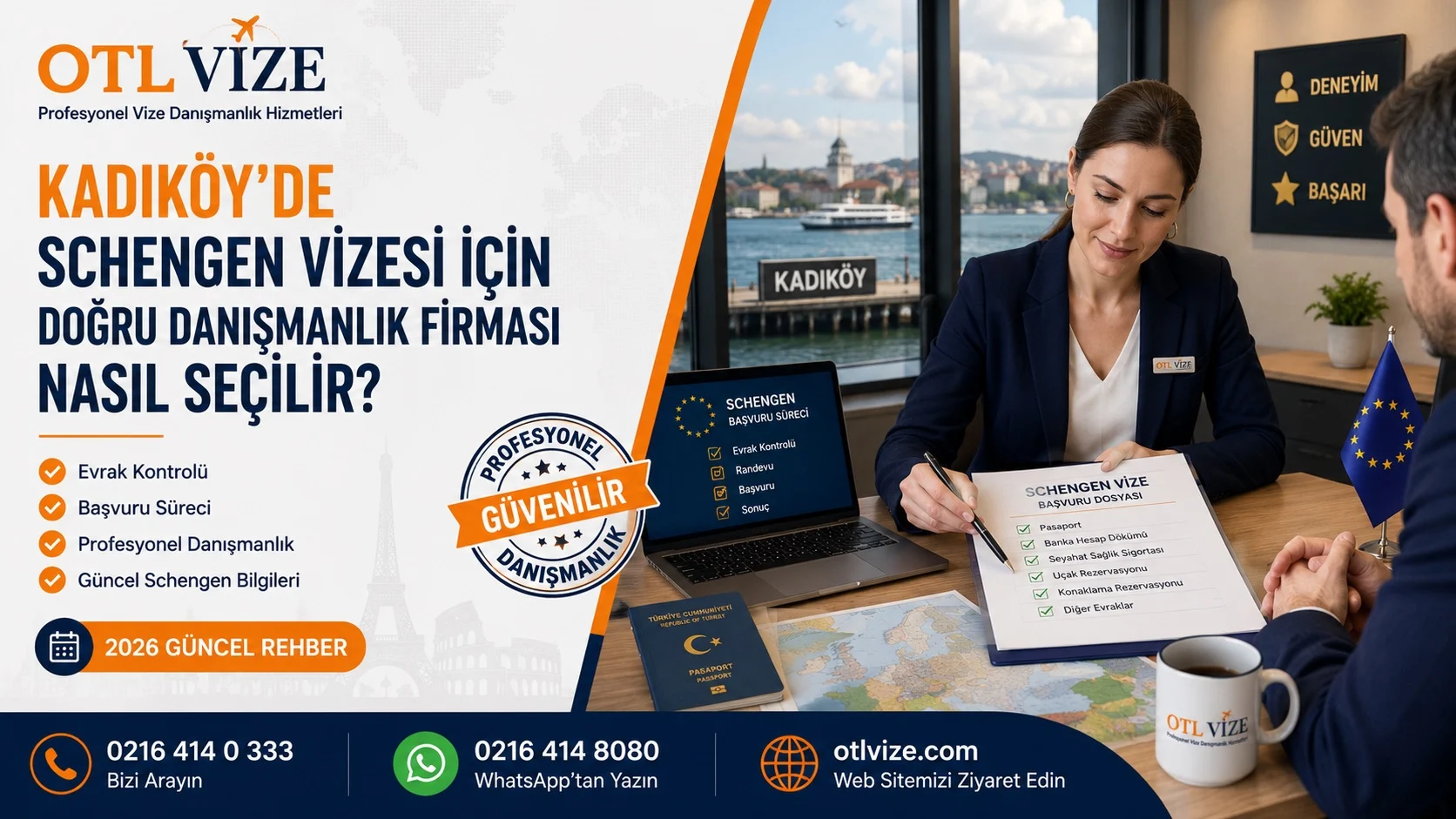 Kadıköy’de Schengen vizesi danışmanlığı seçerken dikkat edilmesi gerekenler ve profesyonel başvuru süreci.