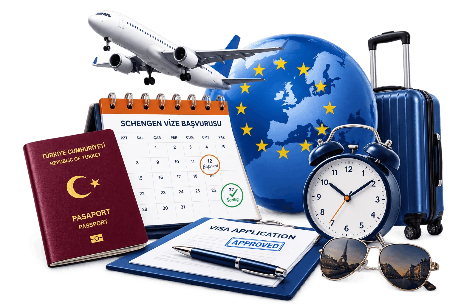 Schengen Vizesi Kaç Günde Çıkar?